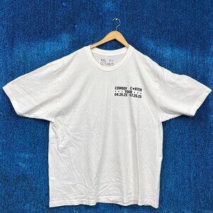 Beyoncé Cowboy Carter Tour 2025 White T-Shirt Size XXL